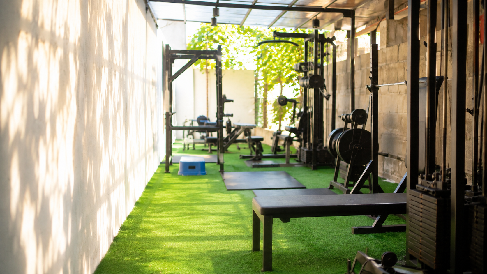 Área de entrenamiento de Libertador Fitness Gym